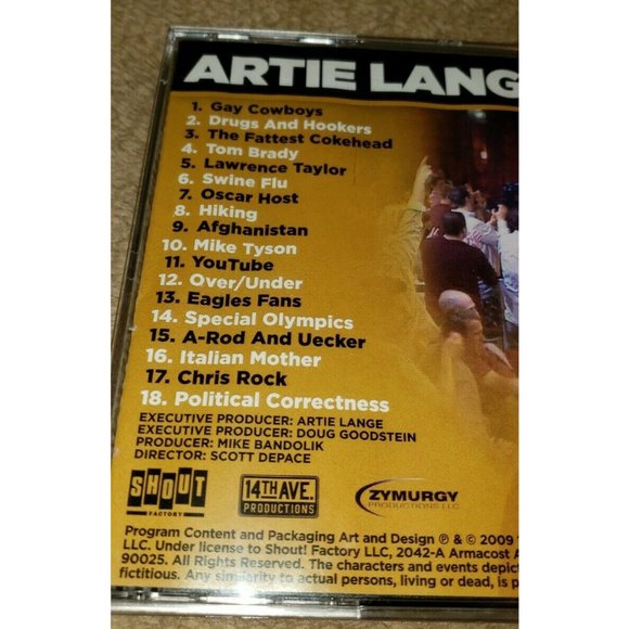 ARTIE LANGE cd JACK AND COKE compact disc howard stern - Picture 4 of 10